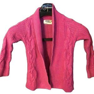 Genuine Oshkosh sparkle knitted cardigan sweater collar cotton blend  5T READ